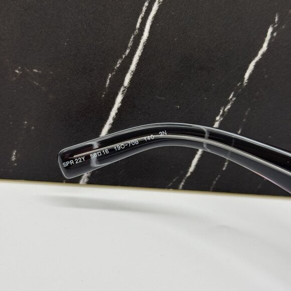 NEW PRADA PR22YS 19O70B SUNGLASSES MEN PR 22YS 19O70B GREY SQUARE SPR 22Y - Picture 8 of 10